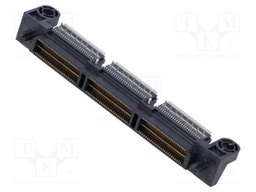 Connector: PCB to PCB; male; PIN: 150; 0.635mm; QTS; gold flash; SMT