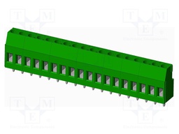 Connector: PCB terminal block; terminal; Plating: tinned; on PCBs