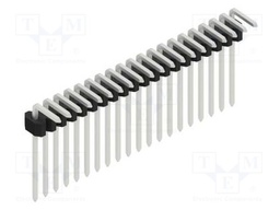 Connector: pin strips; pin header; male; PIN: 20; 1.27mm; THT; 1x20