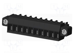 Connector: pluggable terminal block; plug; female; straight; 300V