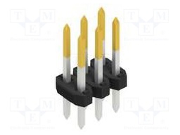 Connector: pin strips; pin header; male; PIN: 6; 2mm; THT; 2x3; 100V