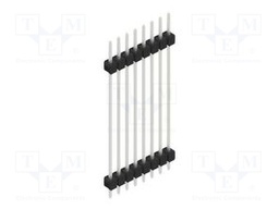 Connector: pin strips; pin header; male; PIN: 8; 2.54mm; THT; 1x8