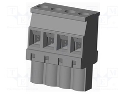Connector: pluggable terminal block; plug; female; angled 90°