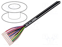 Wire; 8x0.22mm2; unshielded; 49V; 100m; OFC; stranded