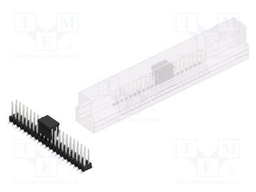 Connector: pin strips; pin header; male; PIN: 42; 2.54mm; SMT; 2x21