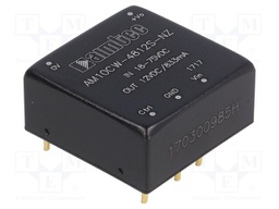 Converter: DC/DC; 10W; Uin: 18÷75V; 12VDC; Iout: 0.83A; 1"x1"; 15g