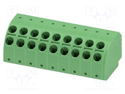 PCB connector, nominal cross section: 2.5 mm?, color: green,