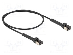 Patch cord; U/FTP; Cat: 6a; RJ45 plug,both sides; 500mm; LSZH