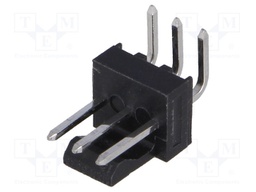 Socket; wire-board; male; KK 254; 2.54mm; PIN: 3; THT; tinned
