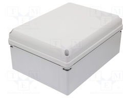 Enclosure: multipurpose; X: 300mm; Y: 400mm; Z: 180mm; GEOS; grey