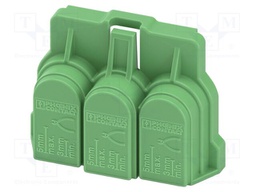 Insulator cap, Insulating part, color: green, product range: 