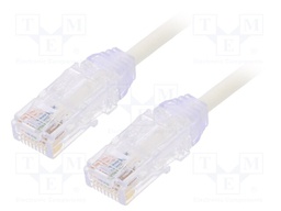 Patch cord; TX6-28™,U/UTP; 6; stranded; Cu; LSZH; white; Len: 0.5m