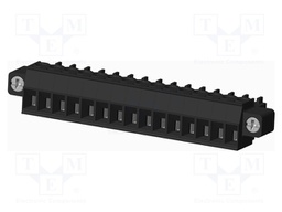Connector: pluggable terminal block; plug; female; straight; 300V