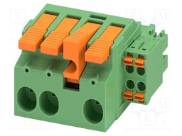 PCB hybrid connector, nominal cross section: 6 mm?, color: g