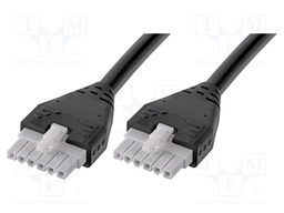 Cable; Mini-Fit Jr; female; PIN: 6; Len: 3m; 6A; Insulation: PVC