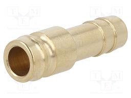 Connector; connector pipe; 15bar; Seal: FPM; Enclos.mat: brass