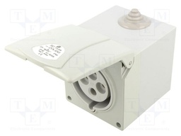 Connector: AC supply 3-phase; socket; female; 32A; 400VAC; IP44