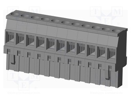 Connector: pluggable terminal block; plug; female; angled 90°