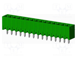 Connector: pluggable terminal block; socket; male; straight; THT