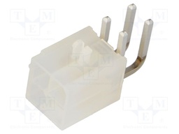 MiniFit Jr RA DR /Pegs 30Au V-2 4Ckt
