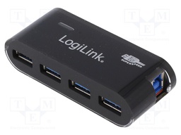 Hub USB; USB 1.1,USB 2.0,USB 3.0; PnP; Number of ports: 4; 5Gbps
