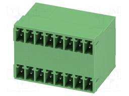 PCB headers, nominal cross section: 1.5 mm?, color: green, n