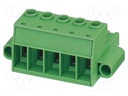 PCB connector, nominal cross section: 16 mm?, color: green,