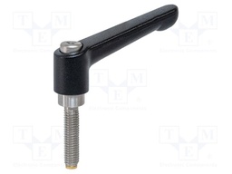 Lever; adjustable; Thread len: 25mm; Lever length: 63mm