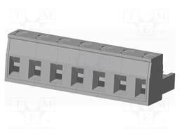 Connector: pluggable terminal block; plug; female; straight; grey