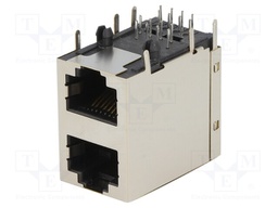 Socket; RJ45; PIN: 8; Cat: 5; shielded; Layout: 8p8c