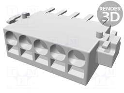Connector: wire-board; female; PIN: 5; 2.54mm; Series: har-flexicon