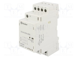Relay: installation; monostable; NO x4; Ucoil: 24VAC; Ucoil: 24VDC