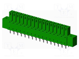 Connector: pluggable terminal block; socket; female; straight