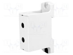 Splice terminal: rail; 6÷95mm2; ways: 1; terminals: 2; grey; TS35