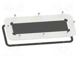 Cable gland plate; steel; W: 495mm; L: 220mm; Spacial S3D; D: 1.5mm