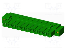 Connector: pluggable terminal block; socket; female; angled 90°