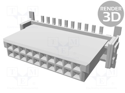 Connector: PCB to PCB; female; PIN: 20; 1.27mm; Series: har-flex