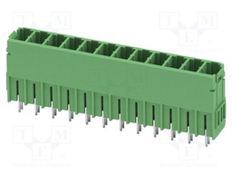 PCB headers, nominal cross section: 6 mm?, color: green, nom