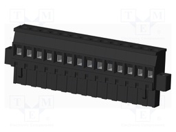 Connector: pluggable terminal block; plug; female; angled 90°