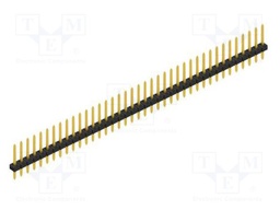 Connector: pin strips; pin header; male; PIN: 39; 2mm; THT; 1x39