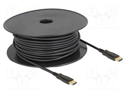 Cable; HDMI plug,both sides; HDMI 2.1,High Speed,optical; black