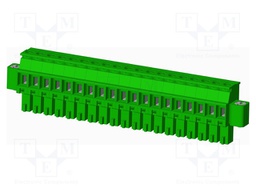 Connector: pluggable terminal block; plug; female; angled 90°