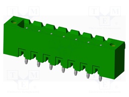 Connector: pluggable terminal block; socket; male; straight; THT