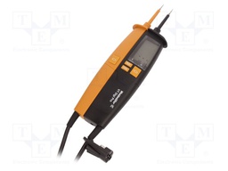 Tester: electrical; LCD; VAC: 1÷1000V; VDC: 1÷1000V; IP65; batteries