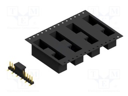 Connector: pin strips; pin header; male; PIN: 11; 2.54mm; SMT; 1x11