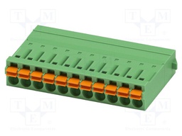 PCB connector, nominal cross section: 1.5 mm2, color: green,