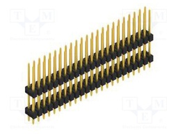 Connector: pin strips; pin header; male; PIN: 46; 2.54mm; THT; 2x23