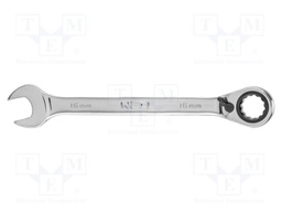 Wrench; combination spanner,with ratchet; 16mm; with switch