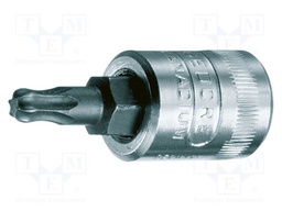 Socket; Bit: Torx®; Size: T10; 1/4"; 37mm; Chrom-vanadium steel