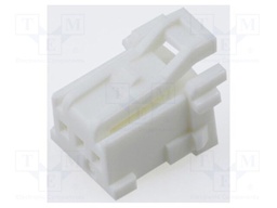 Plug; wire-board; female; MicroClasp; 2mm; PIN: 3; w/o contacts